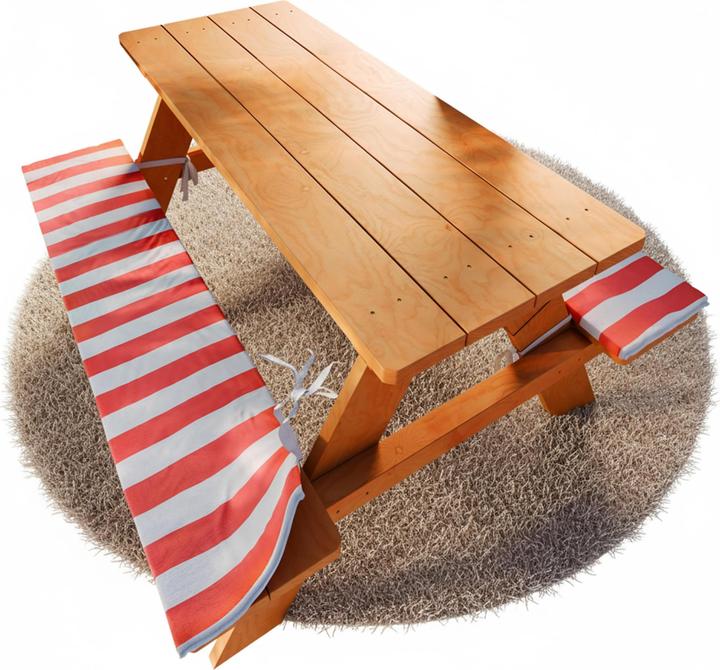 Friedo Products Kindersitzgruppe mit Polsterauflage für Garten