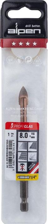 Image du produit Alpen Perceuse à verre (8 millimètres)