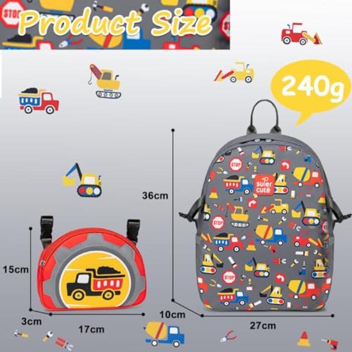 Actual product image Only-Bags.Store Backpack Daypack Preschool backpack School backpack