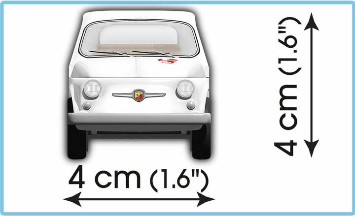 Actual product image Cobi Fiat Abarth pcs