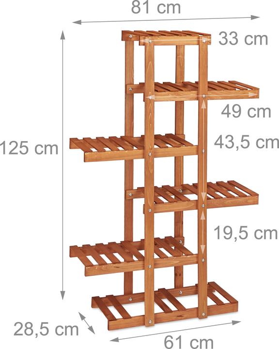 Actual product image Relaxdays Flower rack