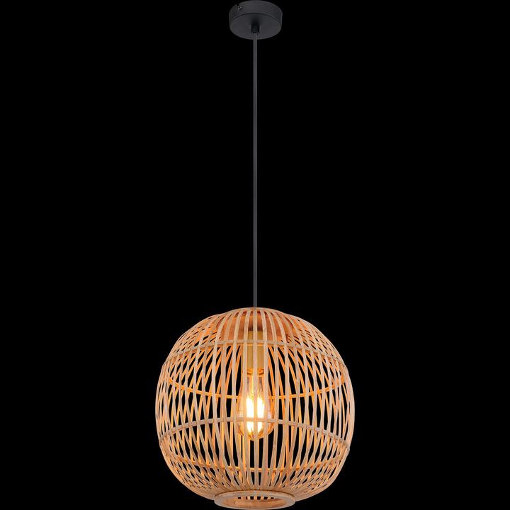 Produktbild Globo Hängeleuchte Hildegard natur 1xE27 (E27)