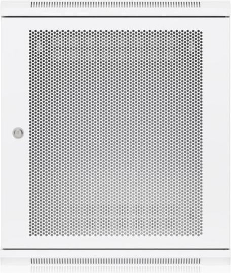 Actual product image Ubiquiti 12U Wall Mount Rack Cabinet, 450mm Depth, Ventilated, White, 19" (12 RU, 19 inch rack)