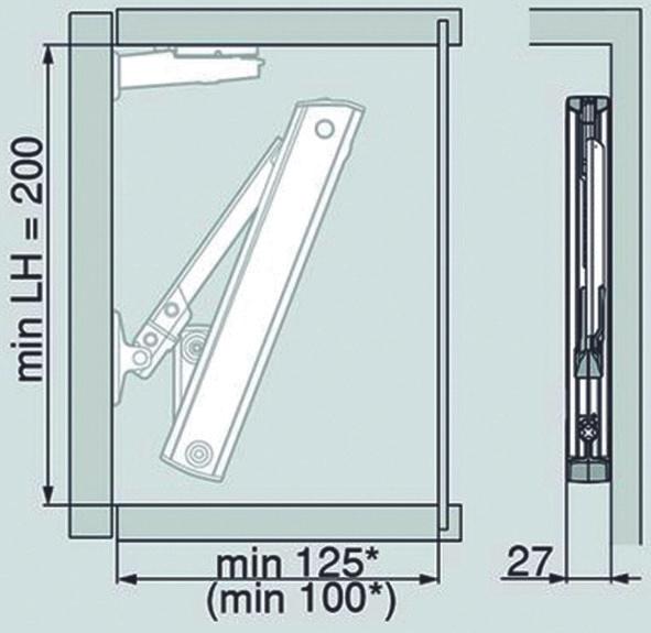 Immagine prodotto Blum I supporti per le alette Aventos
