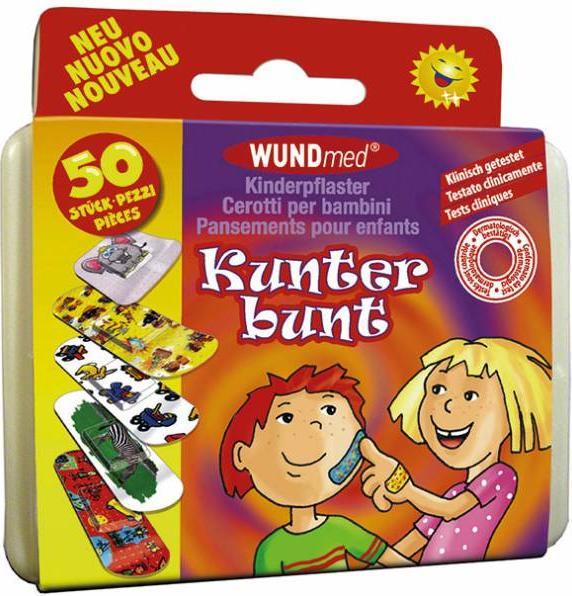 Magni Children's plasters 50-piece Kunterbunt (1 x)
