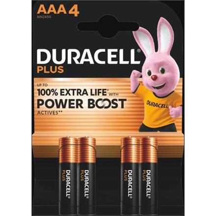 Actual product image Duracell Plus Power Boost Micro (AAA)-Batterie Alkali-Mangan 1.5 V 4 St. (4 pcs., AAA)