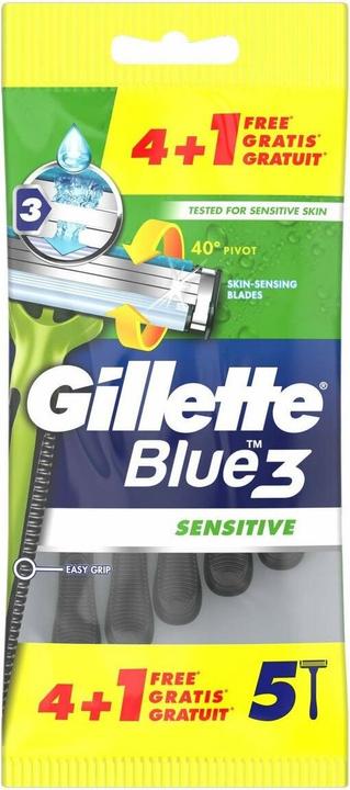 Immagine prodotto Gillette Lama da barba monouso BLUE 3 SENSITIVE 5 u (5x)