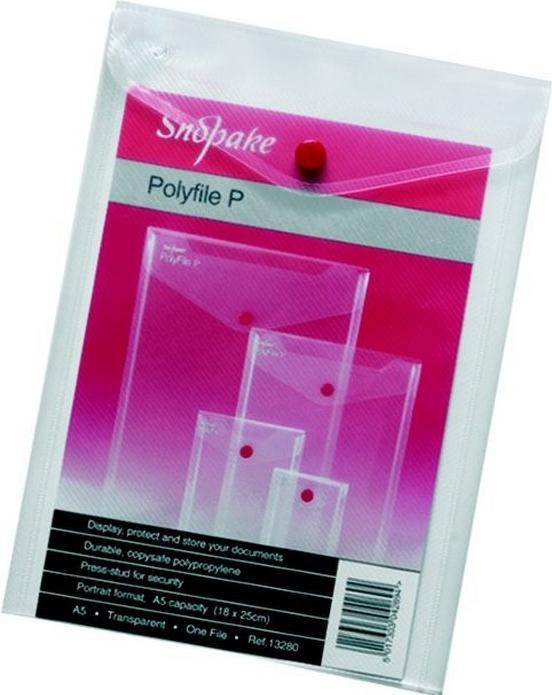 Produktbild Snopake Dokumentenfach Portrait Polypropylen A6 (A6, 1 x)