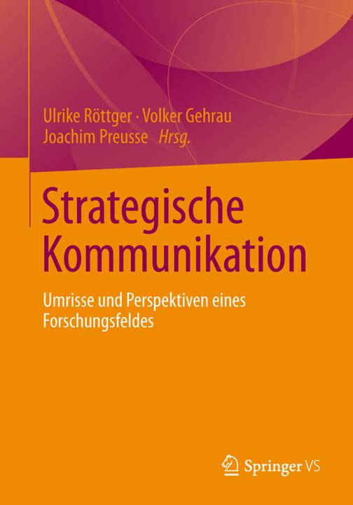 Produktbild Strategische Kommunikation (Deutsch, 2013)