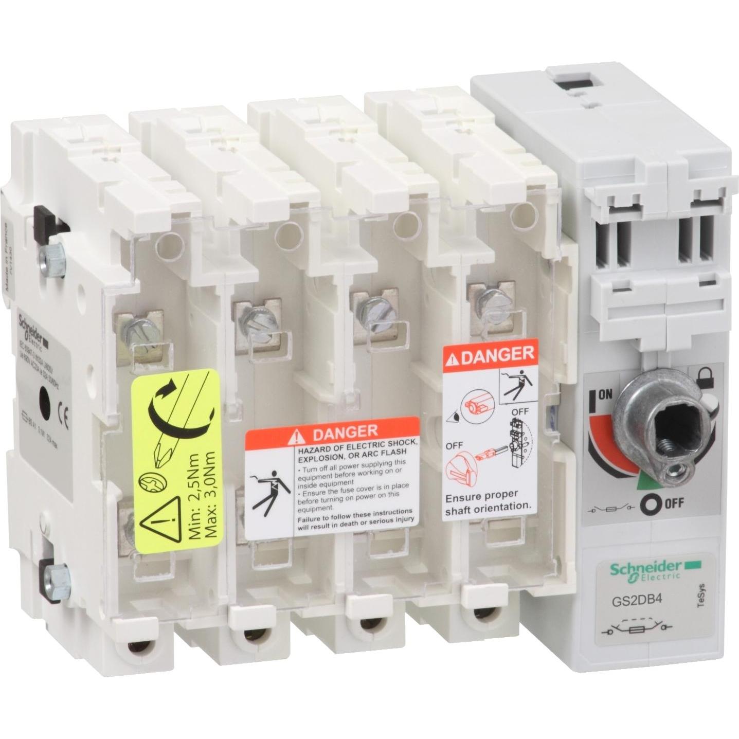 Schneider Electric, Systemstromversorgung, Sicherungsschalter 4-polig 32A A1
