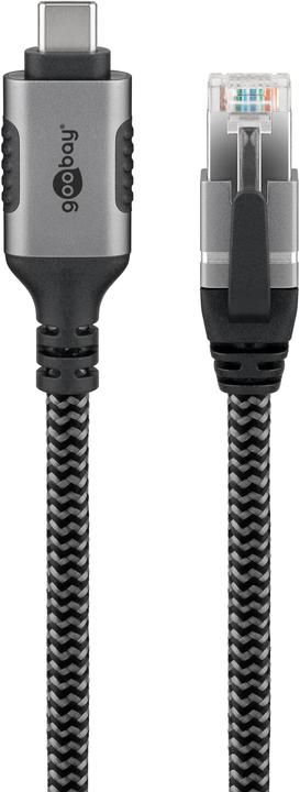 Produktbild Goobay Ethernet-Kabel USB-C auf RJ45, 5 m (USB-C, RJ45, RJ45 (1x))