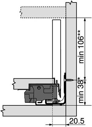 Produktbild Blum Legrabox pure K