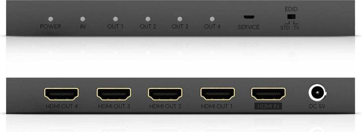 Actual product image Hdanywhere 4Port HDMI Splitter MAX