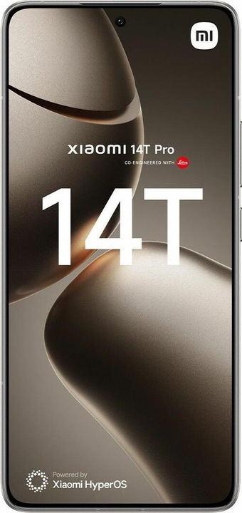 Actual product image Xiaomi 14T Pro (512 GB, Titan Gray, 6.67", Dual SIM, 50 Mpx, 5G)