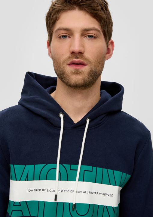 Image du produit s.Oliver Sweatshirt Kapuzenpullover mit Labelprint (S)
