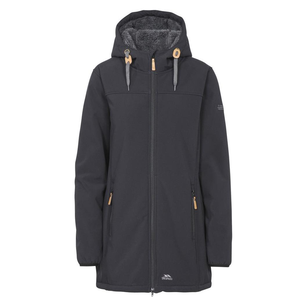 Trespass, Damen, Outdoorjacken, Kristen - Female Softshell Jkt TP75 (black, S) (S), Schwarz, S