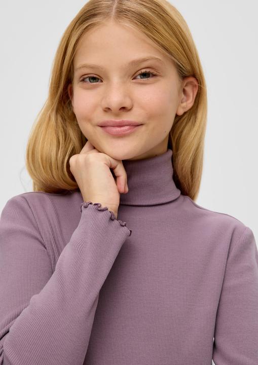 Immagine prodotto s.Oliver T-Shirt Rollkragenpullover mit Rippstruktur (M)