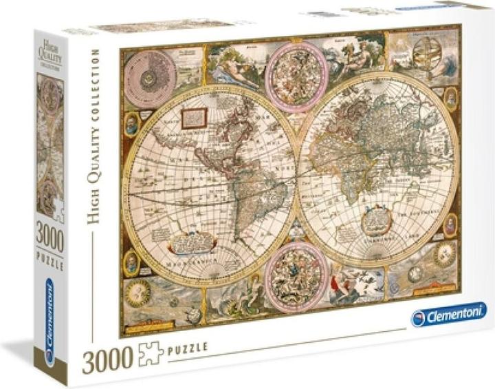 Image du produit Clementoni Old Map Jeu(x) de puzzle Cartes géographiques (3000 pièces)