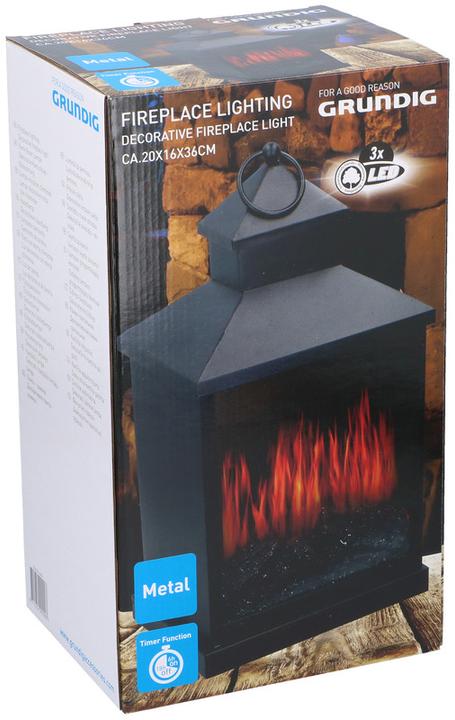 Actual product image Grundig Lantern Fire Simulation 3 LED (16 cm, Indoor)