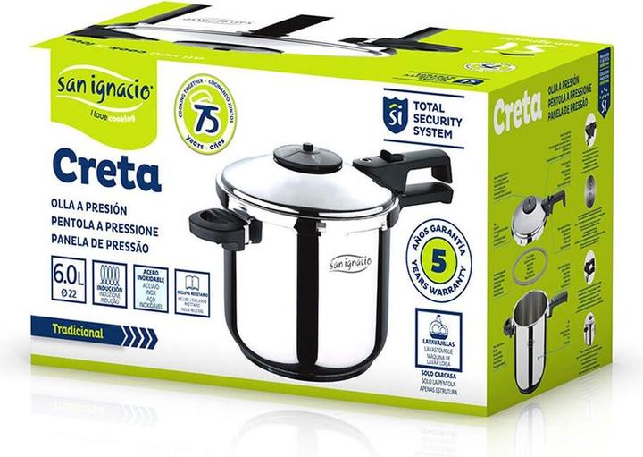 Batteria pentole 5 pezzi in acciaio inox Inoxplus Set di pentole di Inoxpran | Made In Cucina