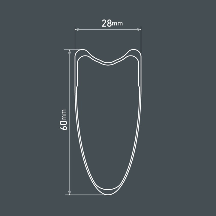 Productafbeelding Shimano Dura-Ace WH-R9200-C60 Collé (Wielset, 28")
