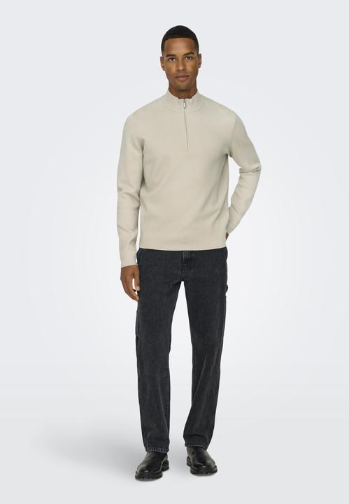 Immagine prodotto Only & Sons Onscooper Reg 12 Half Zip High Neck Knit (M)