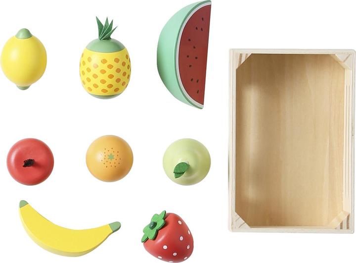 Vertbaudet Cassetta della frutta per bambini per il negozio di giocattoli in legno FSC
