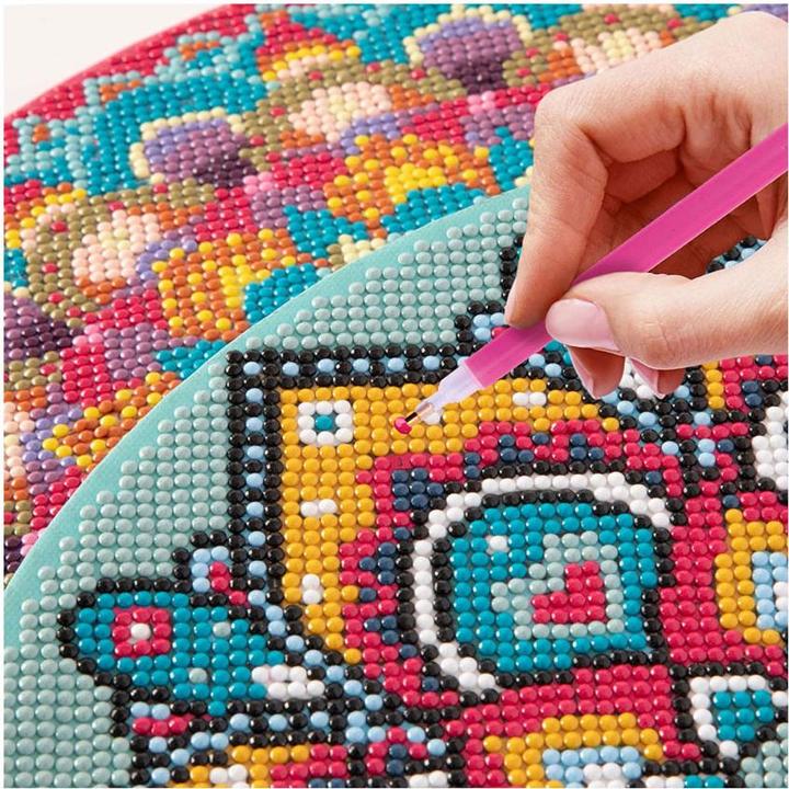 Produktbild Grafix Diamantmalerei-Mandala-Leinwand, 30 cm