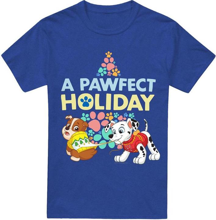 Immagine prodotto Paw Patrol A Pawfect Holiday Maglietta Natale Rubble e Marshall Adulto Unisex (M)