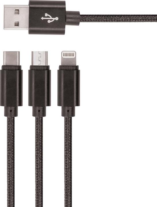 Produktbild Setty USB Typ A – USB C, Lightning, Micro USB (1 m, USB 3.0)