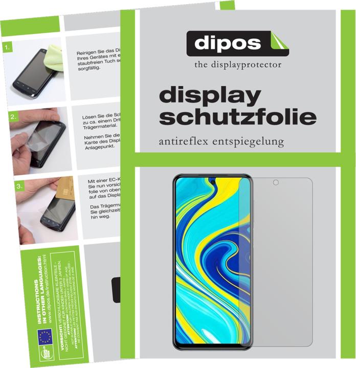 Actual product image Dipos Screen Protector Anti-Glare (5 pcs., Xiaomi Redmi Note 9 Pro)