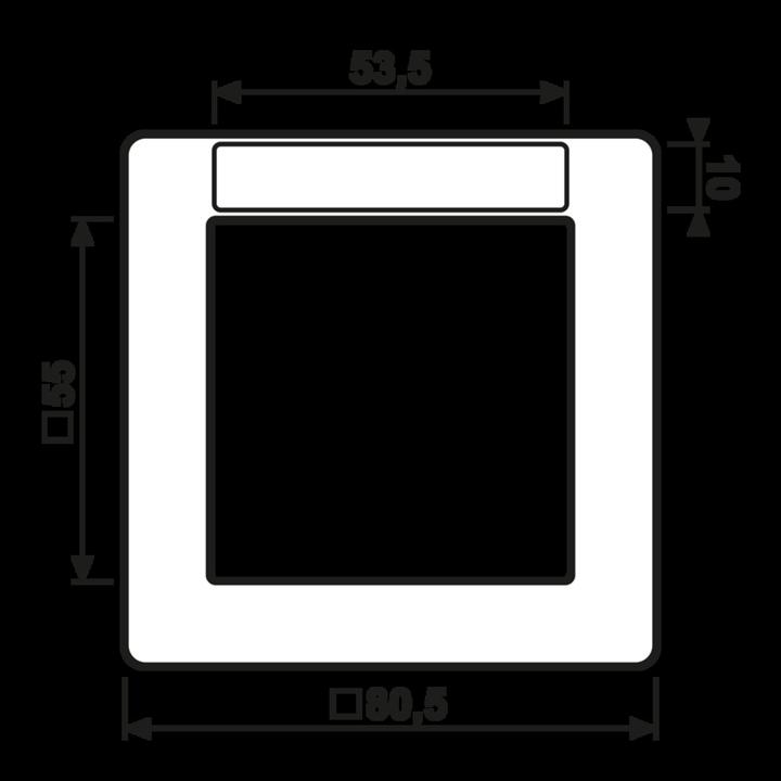 Produktbild JUNG Rahmen