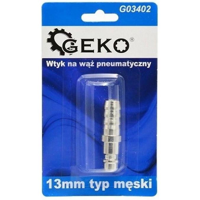 GEKO, Raccordo per tubo flessibile, Prolunga per tubo pneumatico 13 mm maschio (13 mm)