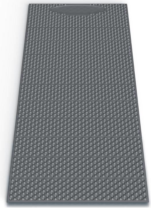 Actual product image Brandson Isomatte faltbar, outdoor, ultraleicht, Akkordeon-Falttechnik, rutschhemmende Noppen, 180x60x2 cm