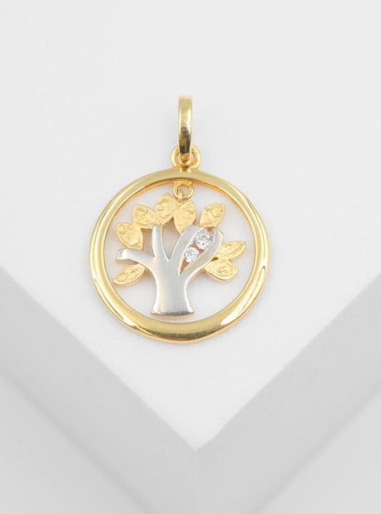 Image du produit Muau Anhänger Lebensbaum Bicolor 750/18K (750, Or bicolore 18 carats)