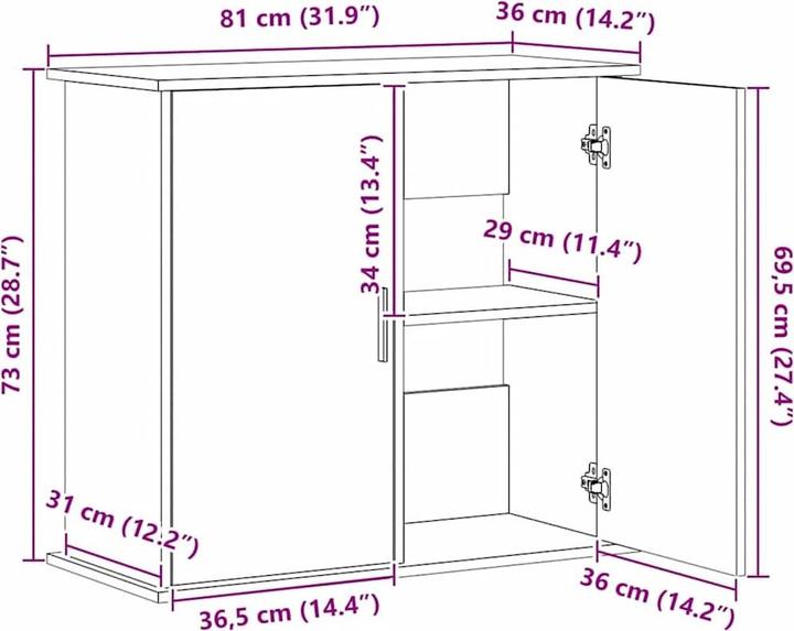Produktbild vidaXL Aquariumständer