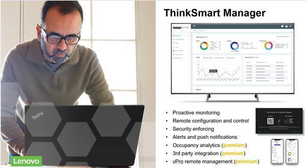 Actual product image Lenovo ThinkSmart One pro Microsoft Team Rooms - EU