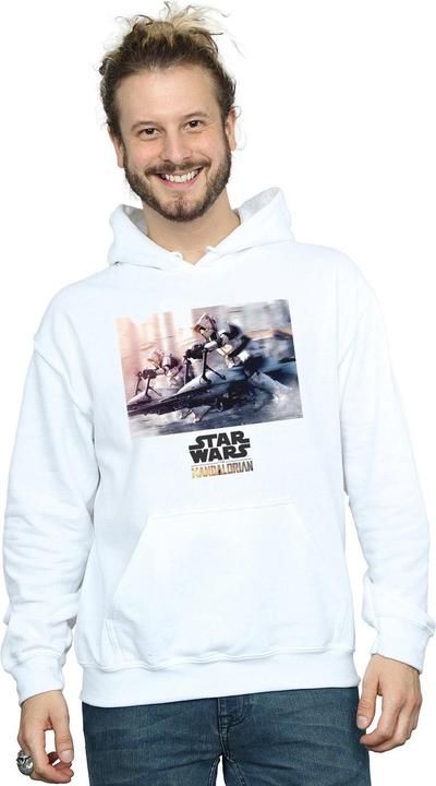 Immagine prodotto Star Wars The Mandalorian Scout Troopers Felpa con Cappuccio Uomo (XXL)