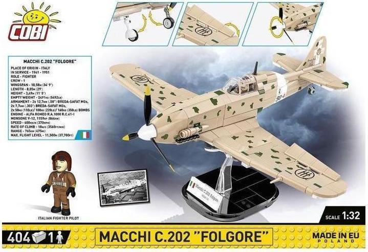 Actual product image Cobi Macchi MC.202 Folgore