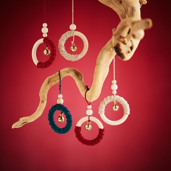 Actual product image VBS XXL wooden balls drilled through