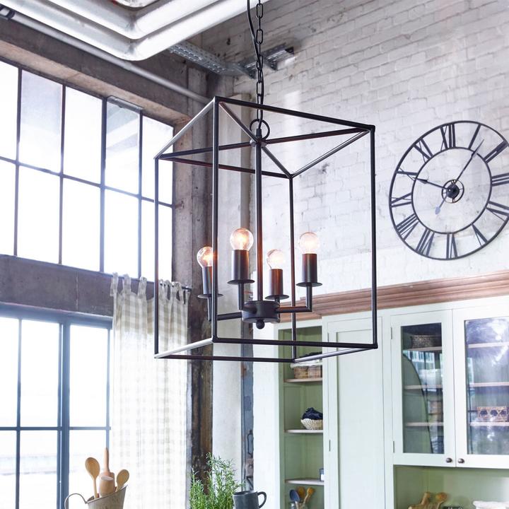 Produktbild Loberon Hängelampe Elian antikschwarz (E14)