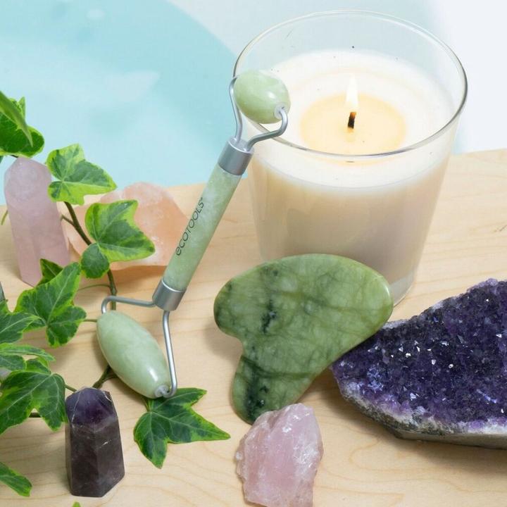 Actual product image EcoTools Facial Roller Jade + Gua Sha Duo