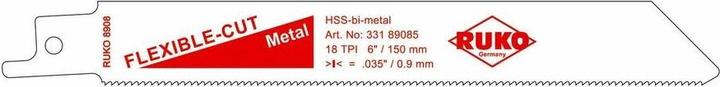 Produktbild Ruko Säbelsägeblatt HSSBimetall