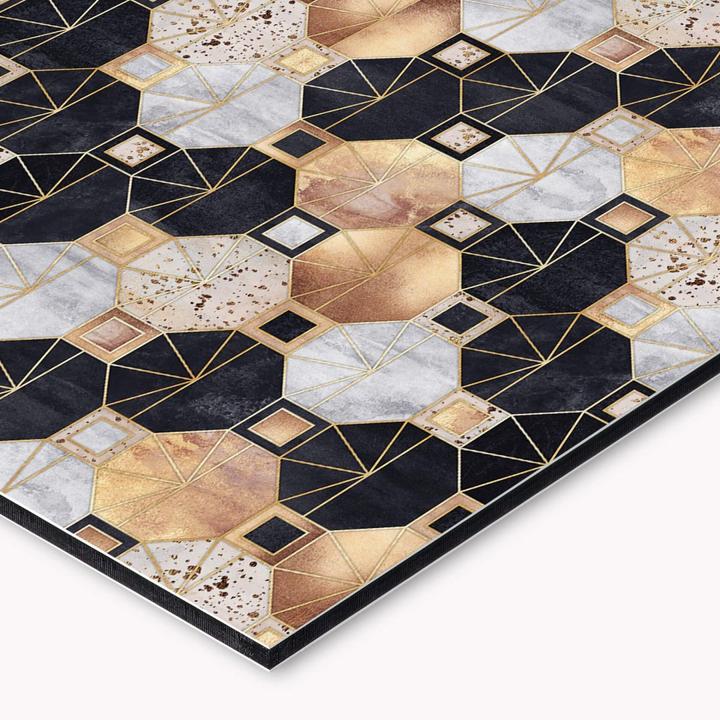 Actual product image Trenddeko Art Deco: gold and black (50 x 120 cm)