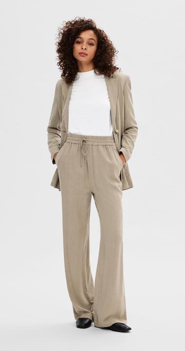Image du produit Selected Femme Pantalon taille haute (Bande de fréquences 38 (2600 MHz))