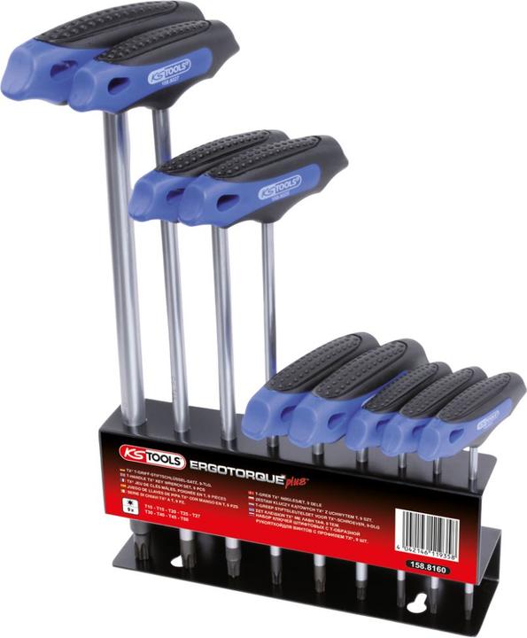 Actual product image KS Tools Angle pin wrench set T-handle