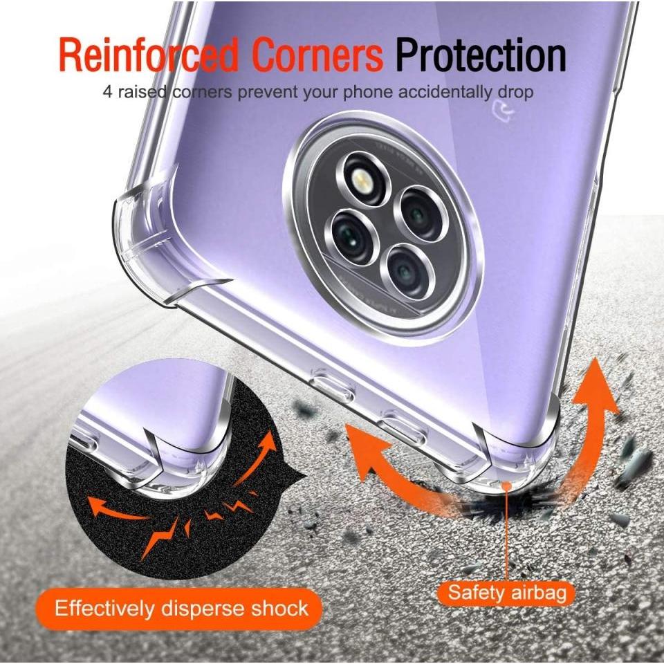Thumbnail - Screenguard Xiaomi Redmi Note 9T Hülle Crystal Soft Airbag Bumper (Xiaomi Redmi Note 9T), Smartphone Hülle, Transparent