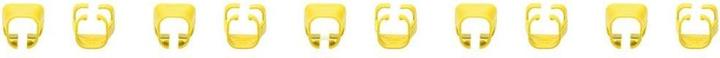 Actual product image Digitus Colour clips for RJ45 cables Colour yellow, 100 pieces pack
