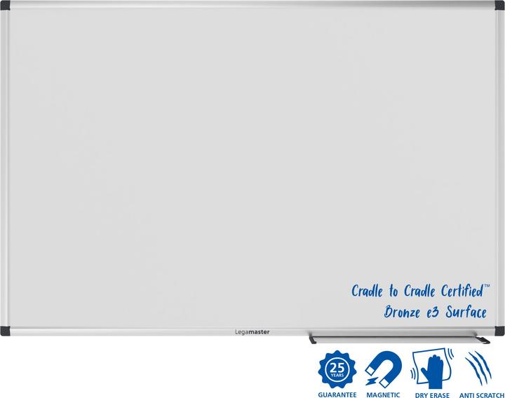 Actual product image Legamaster Magnetic whiteboard Unite Plus 60 cm x 90 cm, white (60 x 90 cm)