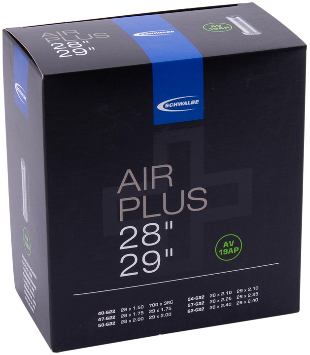 Actual product image Schwalbe AV 19AP Air (Schrader (AV), 28", 29", 40 mm)
